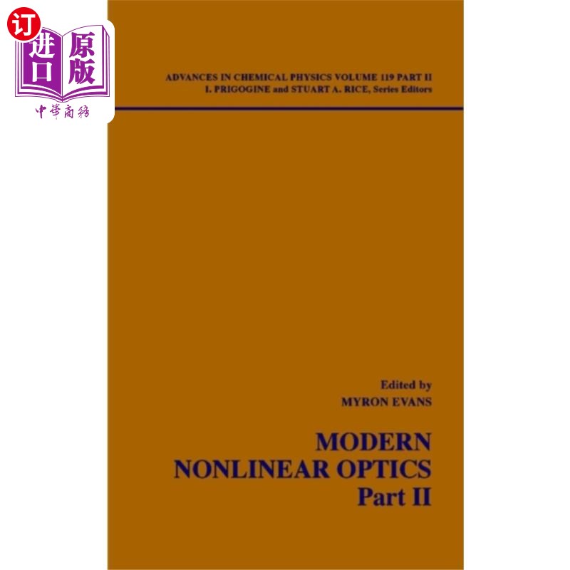 海外直订Modern Nonlinear Optics Part 2 V119 2e 现代非线性光学，第二部分
