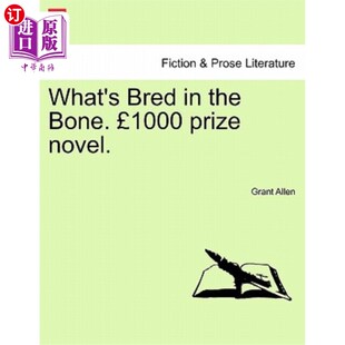 Prize Bone. 海外直订What Novel. 1000奖小说 东西 Bred the 骨头里孕育 1000