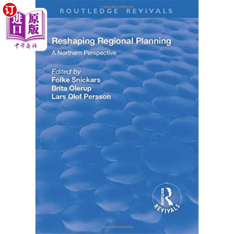 海外直订Reshaping Regional Planning 重塑区域规划