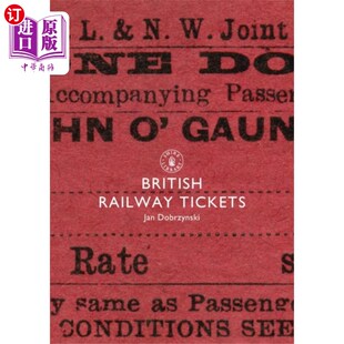 海外直订古英语 British Railway Tickets 英国火车票