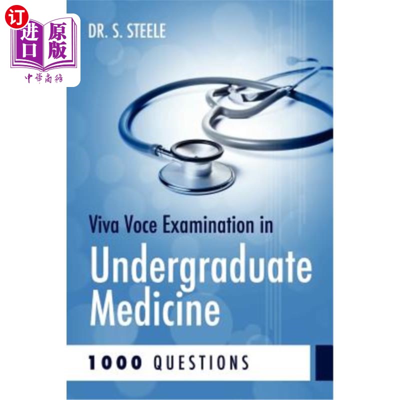海外直订Viva Voce Examination in Undergraduate Medicine; 1000 Questions 本科医学生入学考试1000题