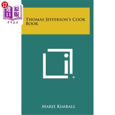 海外直订Thomas Jefferson's Cook Book 托马斯·杰斐逊的烹饪书