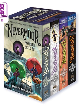 预售 永无境套盒1-4 美版平装 英文原版 Nevermoor Paperback Gift Set Jessica Townsend【中商原版】