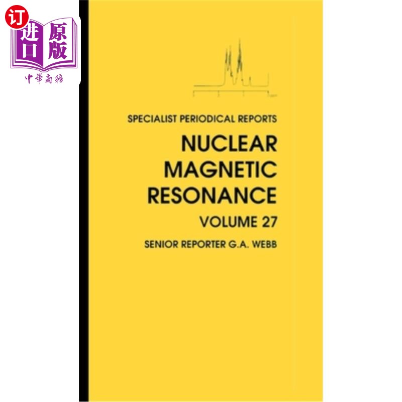 海外直订医药图书nuclear magnetic resonance: volume 27 核磁共振