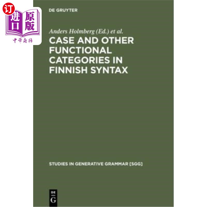 海外直订Case and Other Functional Categories in Finnish Syntax 芬兰语语法中的格和其他功能范畴