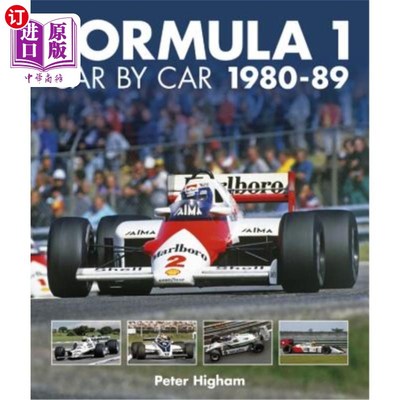 海外直订Formula 1: Car by Car 1980-89 f1赛车:1980-89