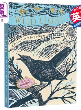 狂野之光 版画家的昼与夜 英文原版 Wild Light A printmaker s day and night Angela Harding【中商原版】