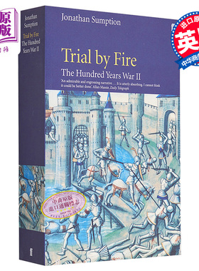 现货 百年战争 第二卷 烈火的审判 平装 战争史学者乔纳森萨姆欣 Hundred Years War 2 英文原版 Jonathan Sumption【中商原版】