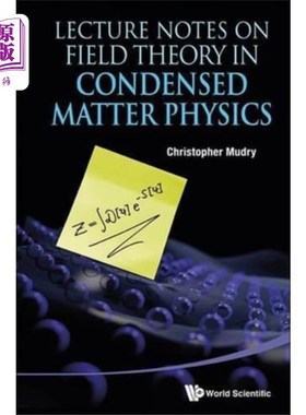 海外直订Lecture Notes on Field Theory in Condensed Matter Physics 凝聚态物理场论讲稿