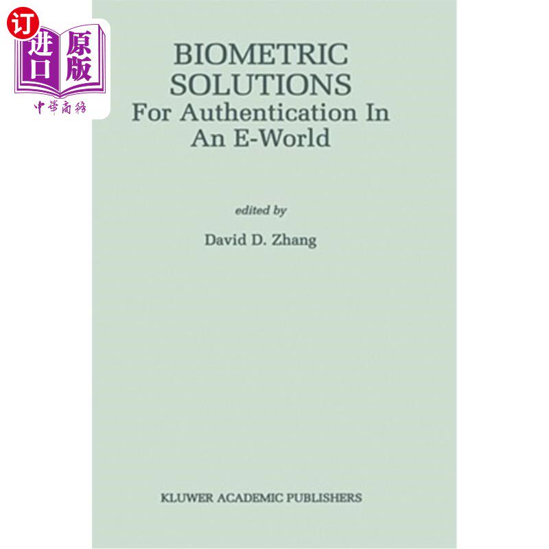 海外直订Biometric Solutions: For Authentication in an E-World 生物识别解决方案:电子世界中的身份验证