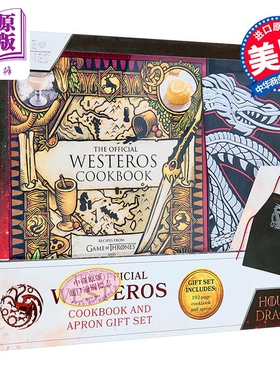 官方维斯特洛食谱和围裙礼品套装 Official Westeros Cookbook and Apron Gift Set 英文原版 Joanne Bourne【中商原版】
