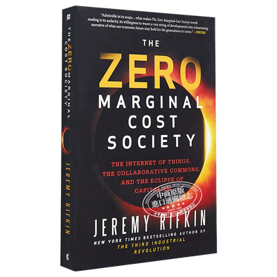 【中商原版】零边际成本社会 英文原版 The Zero Marginal Cost Society