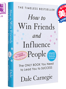 人性的弱点 How to Win Friends and Influence People 英文原版 Dale Carnegie 提升 励志 心理【中商原版】