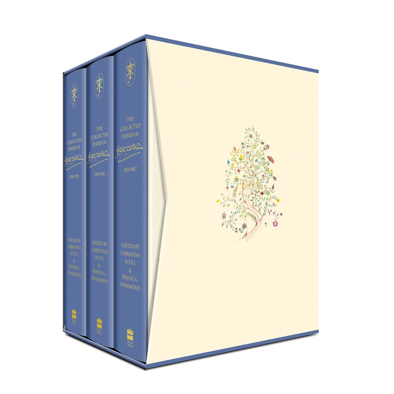 J R R 托尔金诗集 英文原版 The Collected Poems of J R R Tolkien 经典文学系列 三卷精装盒装【中商原版】