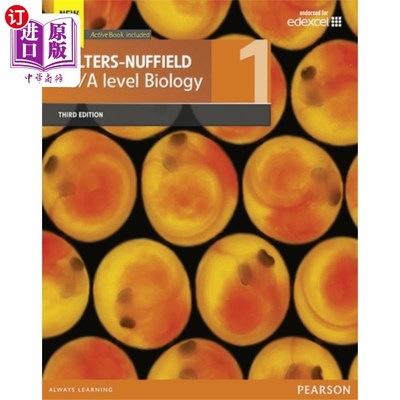 海外直订Salters-Nuffield AS/A level Biology Student Book... 萨尔特斯-纳菲尔德 AS/A 级生物学生书 1 + 活动书