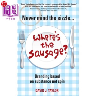 Mind 不要介意咝咝声 中商原版 营销 Sizzle 香肠在那里 David Sausage The WhereS 英文原版 Taylor Never