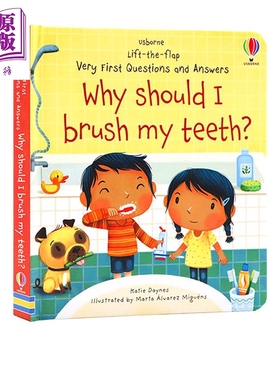 Why should I bursh my teeth 尤斯伯恩低幼启蒙翻翻学：为什么需要刷牙 低幼亲子益智启蒙绘本翻翻书 英文原版 3-6岁【中商?