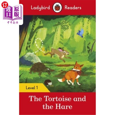 海外直订The Tortoise and the Hare - Ladybird Readers Level 1 乌龟与野兔-瓢虫读者1级