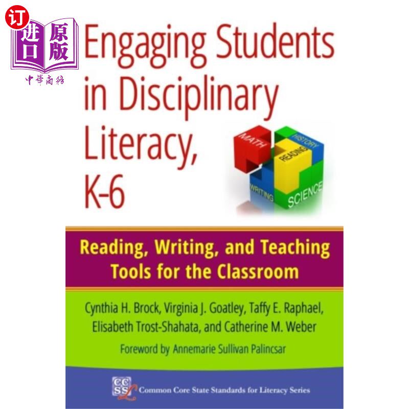 海外直订Engaging Students in Disciplinary Literacy, K-6 培养K-6年级学生的学科素养