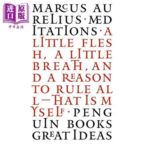 马可·奥勒留：沉思录 英文原版 Penguin Great Ideas : Meditations Marcus Aurelius【中商原版】