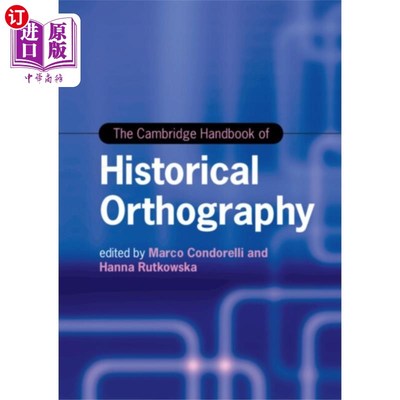 海外直订Cambridge Handbook of Historical Orthography 剑桥历史正字法手册