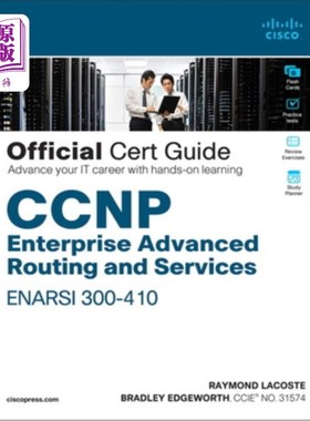 海外直订CCNP Enterprise Advanced Routing Enarsi 300-410 Official Cert Guide CCNP企业高级路由Enarsi 300-410官方证书