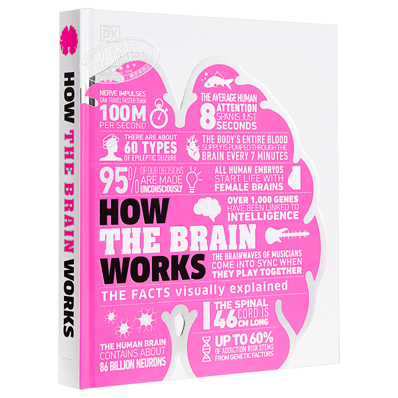 DK科普 DK How the Brain Works The Facts Visually Explained 英文原版 大脑运作百科 【中商原版】