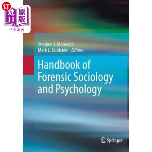 海外直订Handbook of Forensic Sociology and Psychology 法医社会学与心理学手册