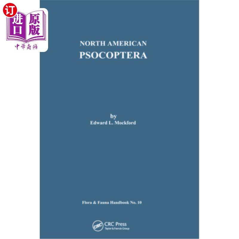 海外直订North American Psocoptera 北美啮虫目