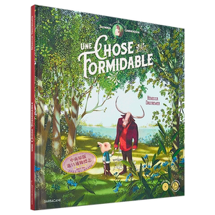 海贝卡绘本 一件美妙的事情 赠海报+贴纸+音频 法文原版法语原版 Une chose formidable 海贝卡朵特梅 治愈系绘本