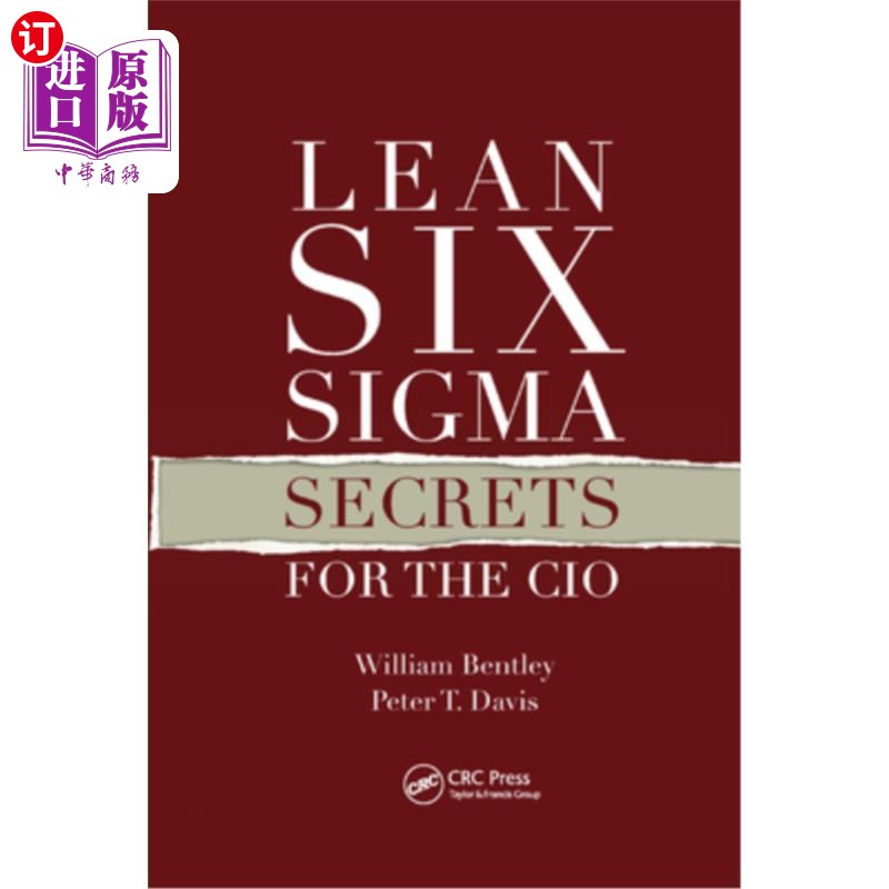 海外直订Lean Six Sigma Secrets for the CIO 给CIO的精益六西格玛秘密