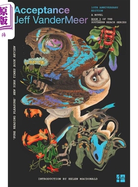 预售 遗落的南境卷三 接纳 Acceptance Southern Reach Trilogy Book 3 英文原版 Jeff VanderMeer 科幻流行小说【中商原版】