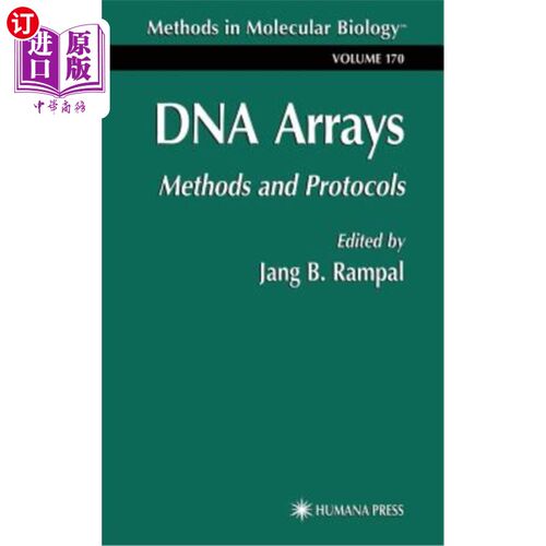 海外直订DNA Arrays: Methods and Protocols DNA阵列：方法和协议