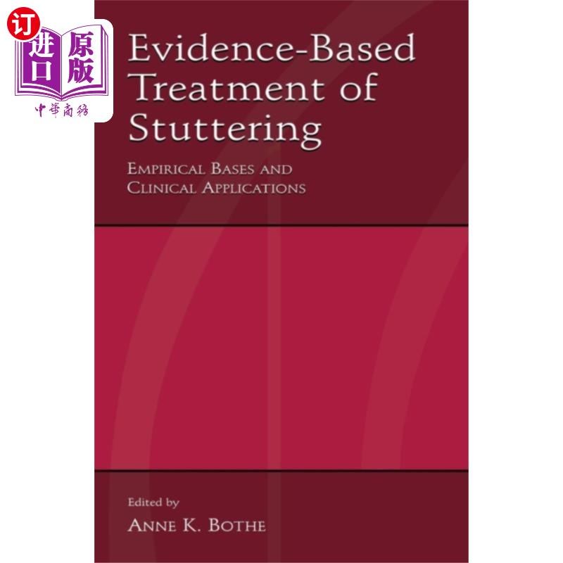 海外直订医药图书Evidence-Based Treatment of Stuttering 口吃的循证治疗