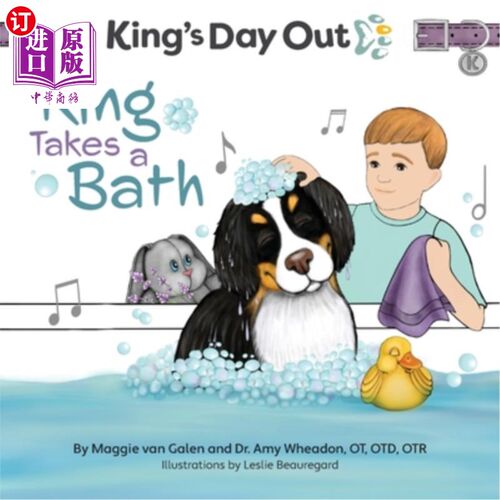 海外直订King's Day Out King Take A Bath: King Takes A Bath 国王日外出国王洗澡:国王洗澡