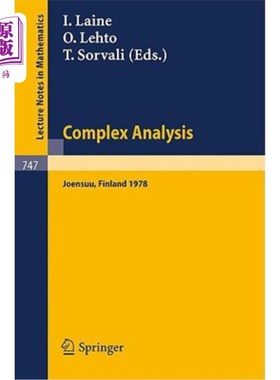 海外直订Complex Analysis. Joensuu 1978: Proceedings of the Colloquium on Complex Analysi Complex An