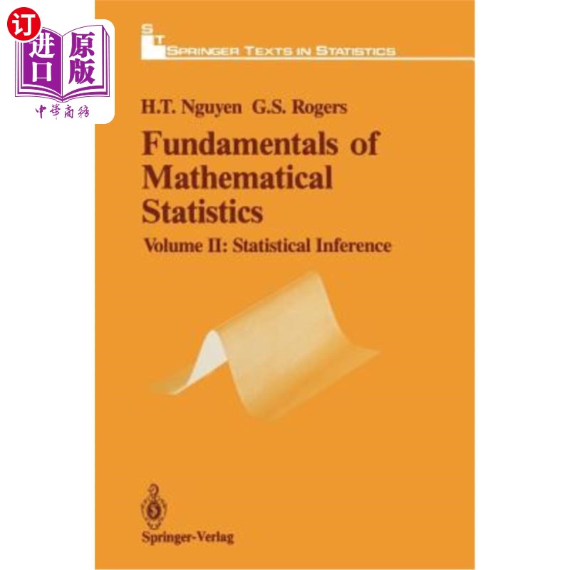 海外直订Fundamentals of Mathematical Statistics: Statistical Inference 数理统计基础：统计推断