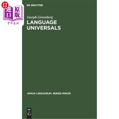 海外直订Language Universals 语言共性