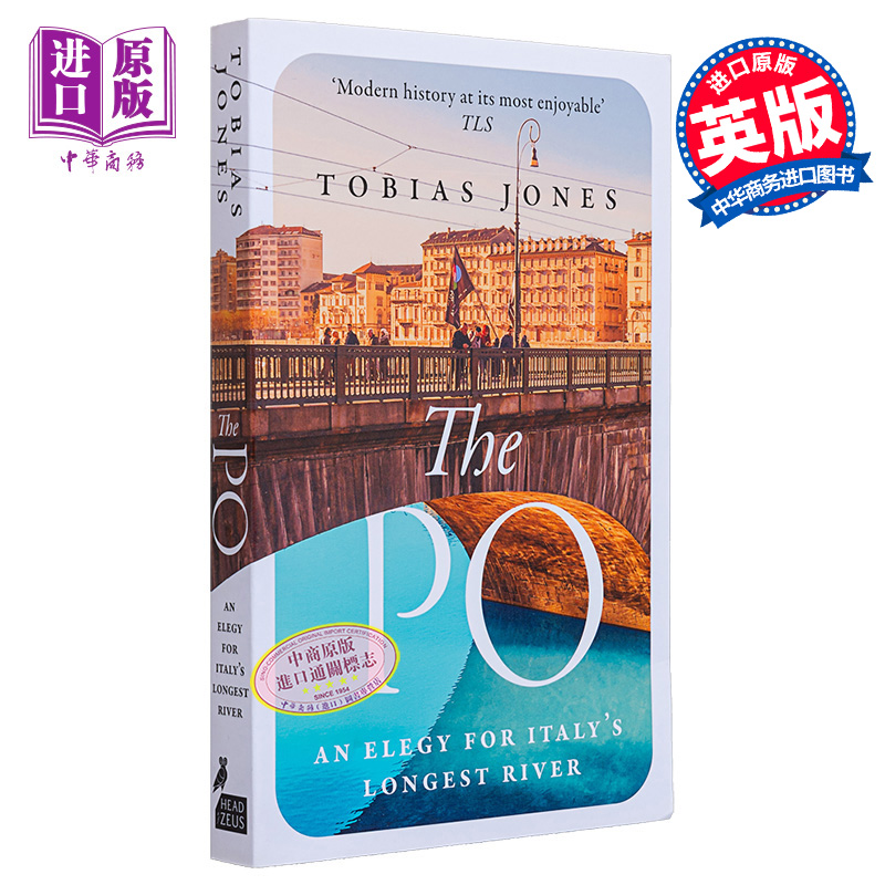 现货 意大利河流的坡安挽歌 波河地理历史 Po An Elegy for Italys Longest River 英文原版 Tobias Jones【中商原版】