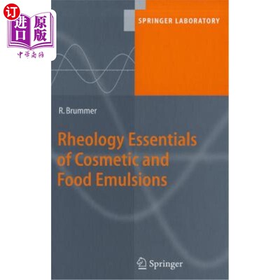 海外直订Rheology Essentials of Cosmetic and Food Emulsions 化妆品和食品乳剂的流变学要领