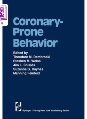海外直订Coronary-Prone Behavior 冠心病的行为