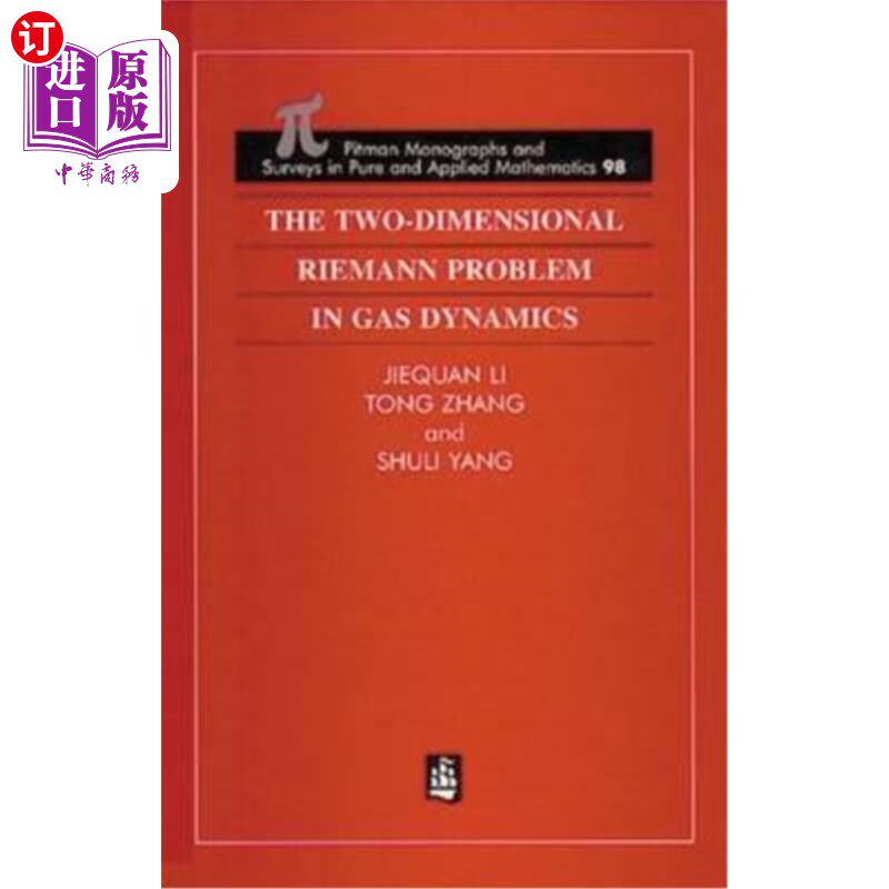 海外直订The Two-Dimensional Riemann Problem in Gas Dynamics 气体动力学中的二维黎曼问题