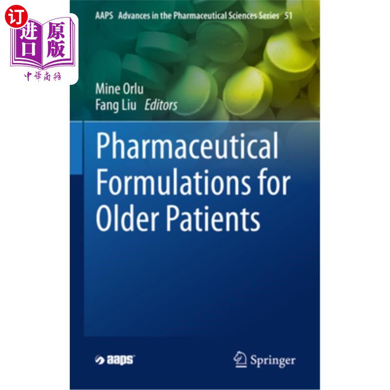 海外直订Pharmaceutical Formulations for Older Patients 老年患者的药物配方