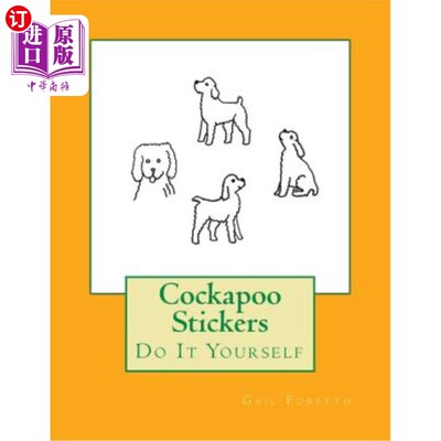 海外直订Cockapoo Stickers: Do It Yourself 鹦鹉贴纸:自己动手