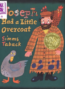 Simms Taback 凯迪克奖 约瑟夫有件小大衣 Joseph Had a Little Overcoat 英文原版 儿童故事绘本图画书 3岁以上【中商原版】