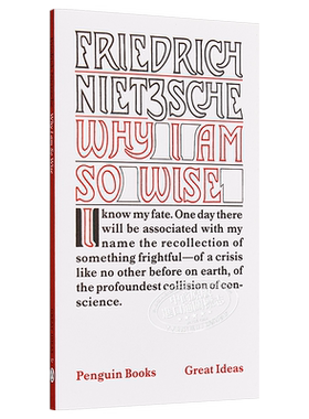 尼采：天才，舍我其谁？ 英文原版 Penguin Great Ideas : Why I Am So Wise Friedrich Nietzsche【中商原版】
