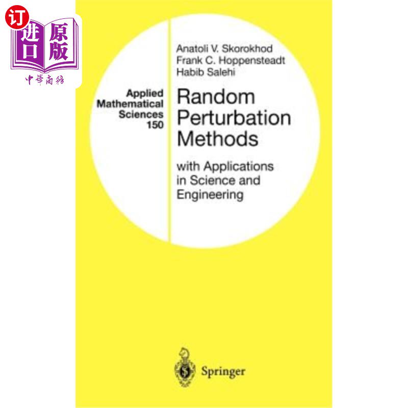 海外直订医药图书Random Perturbation Methods with Applications in Science and Engineering 随机摄动法及其在科学和工程