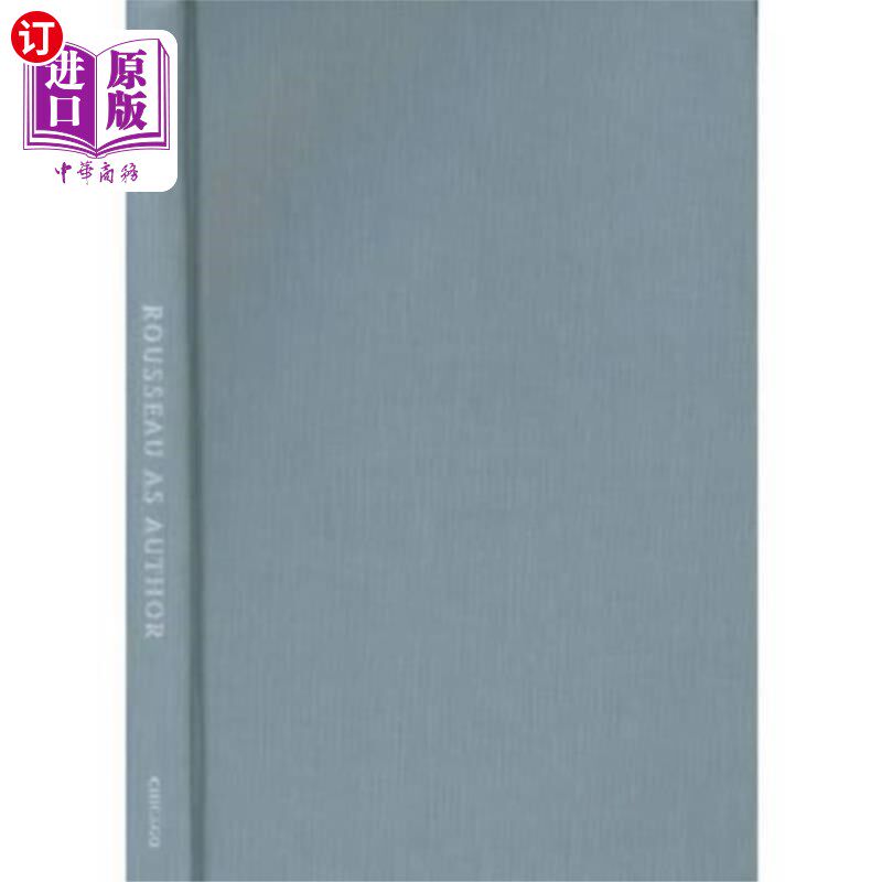 海外直订Rousseau as Author 作为作者的卢梭