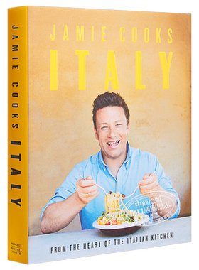 现货 【中商原版】与杰米一起烹饪：意大利菜 英文原版 Jamie Cooks Italy 西餐菜谱 Jamie Oliver
