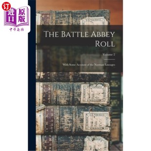 Abbey Some With 海外直订The Volume 战斗修道院卷 Lineages; Roll Norman the 一些帐户 与诺曼血统 Account Battle